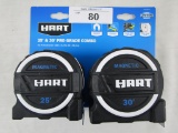 HART 25' & 30' Pro Grade Combo Tape Measures
