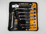 GearWrench 7 Pc. Metric Ratcheting Combo Wrench Set