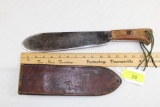U.S.M.C. Hospital Corpsman Knife w/Boyt Leather Sheath