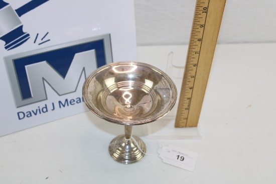 Preisner 185 Sterling Candy Dish (Weighted base)