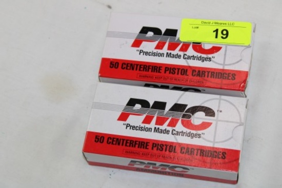 100 Rounds of PMC .45 Auto. 230 Gr. FMJ Ammo