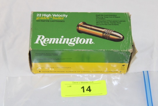 500 Rounds of Remington .22 HV Ammo