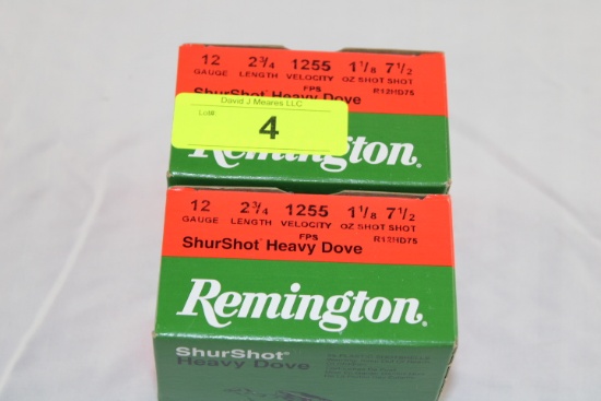 50 Rounds of Remington ShurShot .12 Ga. Shotgun Shells