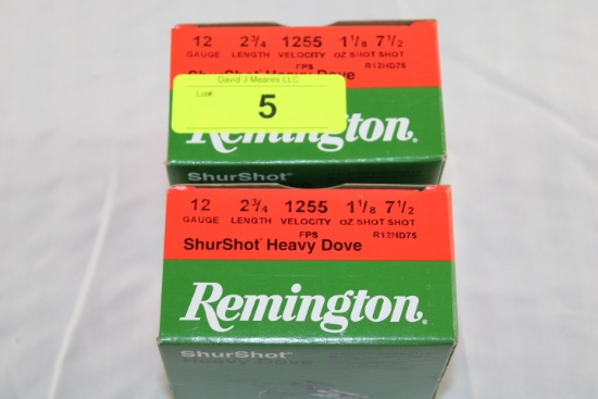 50 Rounds of Remington ShurShot .12 Ga. Shotgun Shells