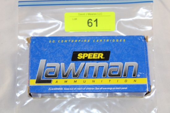 50 Rounds of Speer "Lawman" .45 G.A.P. 200 Gr. TMJ Ammo