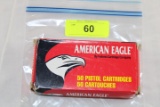50 Rounds of American Eagle .45 G.A.P. 185 Gr. TMJ Ammo