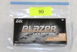 50 Rounds of Blazer 9mm Luger 115 Gr. FMJ Ammo
