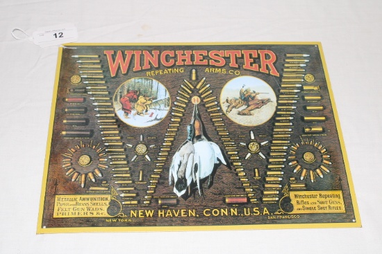 Winchester Repeating Arms Metal Sign