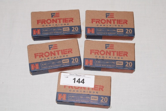 100 Rounds of Frontier 5.56NATO 55Gr. FMJ Ammo