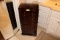 Eight Drawer/Two Door Jewelry Cabinet with Contents