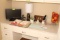 Lot of Decorative Items & TV in Kitchen