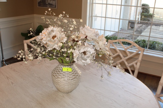 Flower Vase with Artificial Flowers