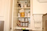 Contents of Cabinet Above Coffee Maker