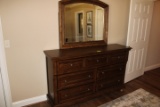 Ashley Furniture 7 Drawer Dresser with Mirror