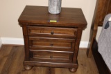 (2) Ashley Furniture 3 Drawer Night Stands