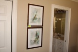 (2) Framed and Matted Prints