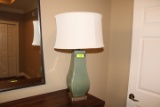 Green Crackle Style Decorative Lamp