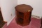 Mahogany Color Octagon Side Table