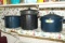 3 Enamel Ware Pots