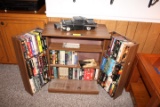 Cabinet w/VHS Movies and '57 Chevy VHS Rewinder