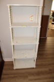 2 White Wooden Book Shelfs w/5 Shelves Each