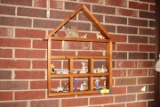 Wall Mount Shadow Box w/Contents