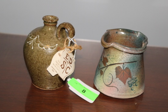 Edgefield Pottery Jug and Pottery Jar