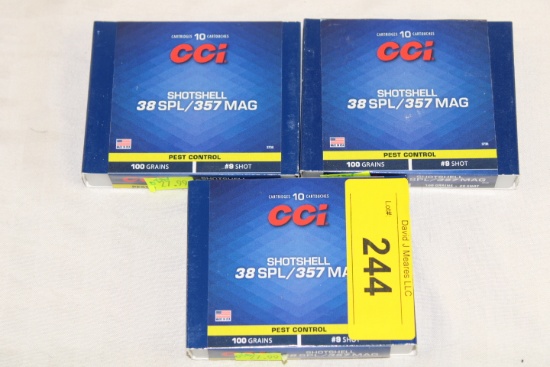 30 Rounds of CCI .38 SPL/357 MAG Shotshells -Pest Control
