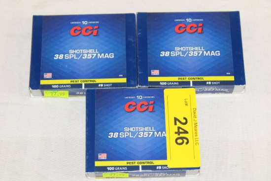 30 Rounds of CCI .38 SPL/357 MAG Shotshells -Pest Control