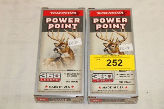 40 Rounds of Winchester 350 Legend 180 Gr. PP Ammo