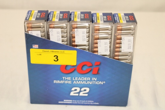 500 Rounds of CCI "Stangers" .22LR Varmint Ammo