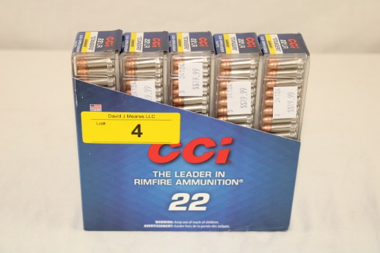 500 Rounds of CCI "Stangers" .22LR Varmint Ammo