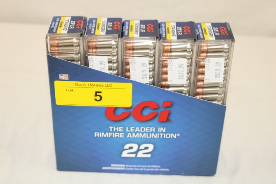 500 Rounds of CCI "Stangers" .22LR Varmint Ammo