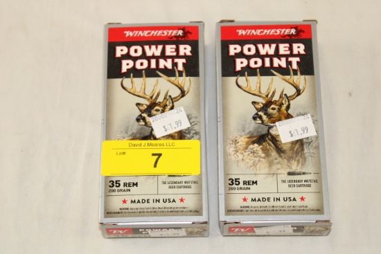 40 Rounds of Winchester "PP" 35 REM, 200 Gr. Ammo