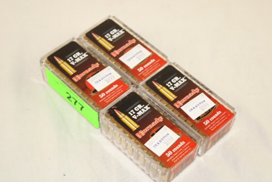 200 Rounds of Hornady 17HM2 17 Gr. V-Max Ammo