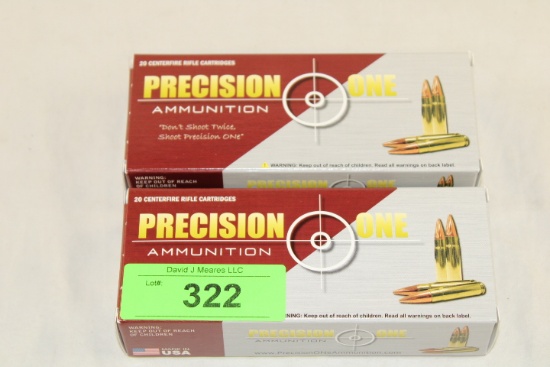 40 Rounds of Precision One 7.62x39mm 123 Gr. FMJ Ammo