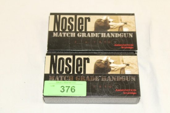 100 Rounds of Nosler .40 S&W 180 Gr. JHP Ammo