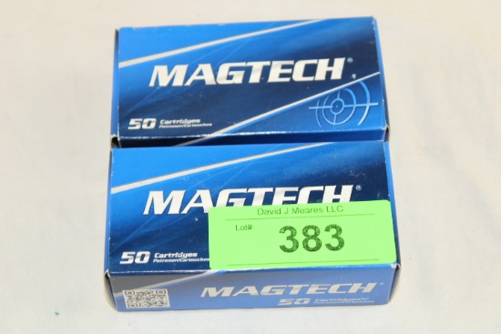 100 Rounds of MagTech 9mm Luger+P+ 115 Gr. JHP Ammo