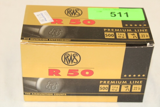 400 Rounds of RWS "R50" Premium Line .22LR 40 Gr. Ammo