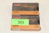 100 Rounds of PMC Bronze .32 Auto. 60 Gr. JHP Ammo