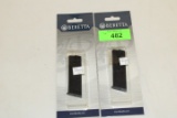 (2) Beretta M21 .25ACP 8-Round Magazines.  New!