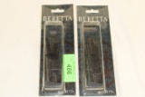 (2) Beretta M96 .40 S&W 11-Round Magazines.  New!
