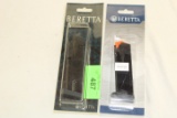(2) Beretta Pistol Mags.  New!