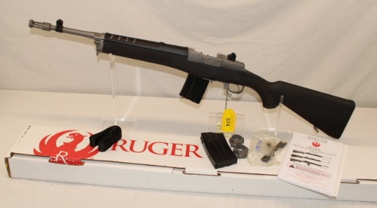 Ruger "Mini-14" 5.56 NATO Tactical Rifle w/2 Magazines.  New!