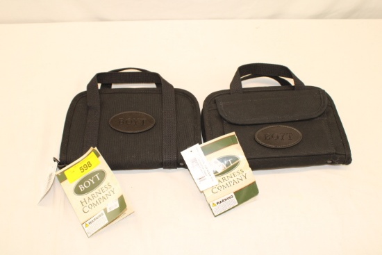 (2) Boyt 9"x6" Black Pistol Pads.  New!
