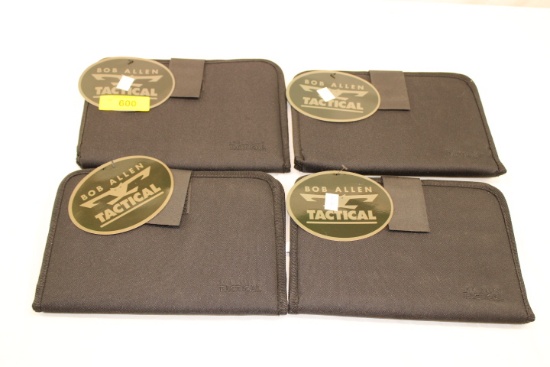 (4) Boyt "Bob Allen" Black Pistol Pouches.  New!