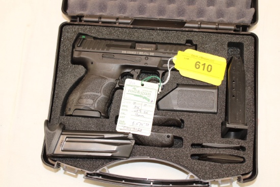 Heckler & Kock "VP9 SK" 9mm Pistol w/(3) 10 Rd. Mags & Case