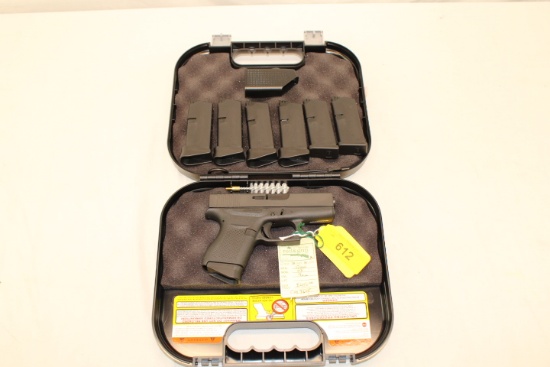 Glock "43" 9mm Pistol with (7) 6-Round Magazines & Box