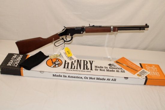 Henry "Golden Boy Silver Youth" .22 Cal. Lever Action Rifle.  New!