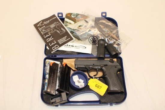 Beretta "PX4 Storm" 9mm Pistol with (3) 15-Rd. Mags.  New!